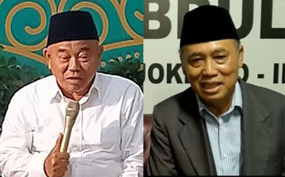 Prof. Dr. KH. Asep Saifuddin Chalim, M.A. (kiri) dan Dr H As