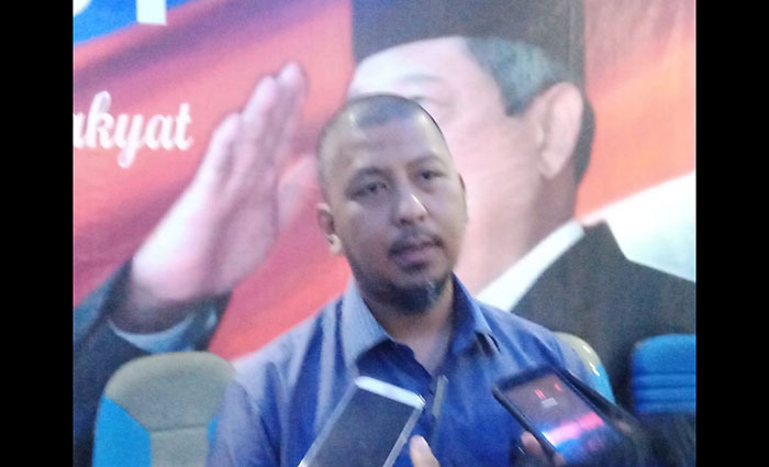 Wakil Ketua BPP Prabowo-Sandi Jatim, Renville Antonio. foto: DIDI ROSADI/BANGSAONLINE
