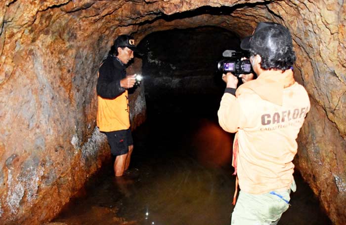 Goa Jepang yang diyakini sebagai persembunyian tentara Jepang saat zaman penjajahan.