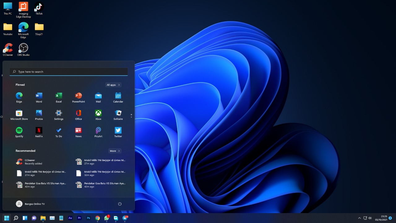 Bagian Desktop Windows 11
