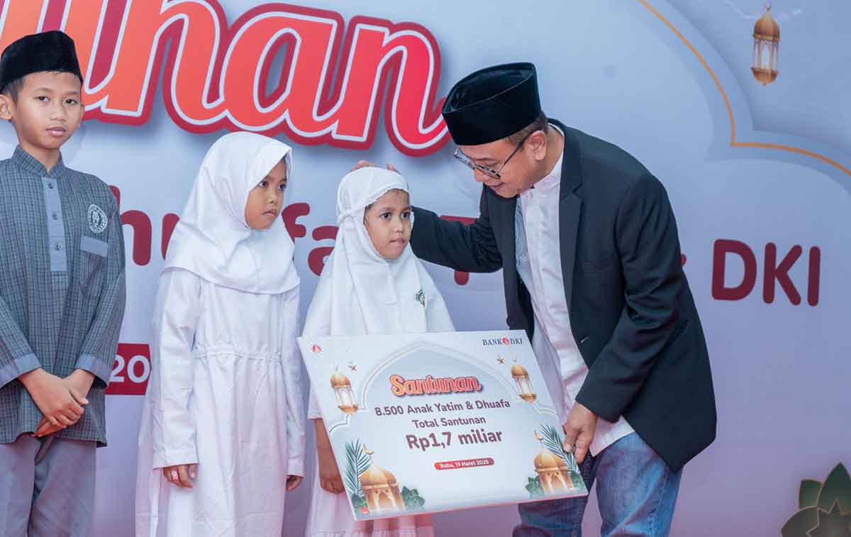 Bank DKI Distribusikan Santunan Rp1,7 Miliar di Berkah Ramadhan
