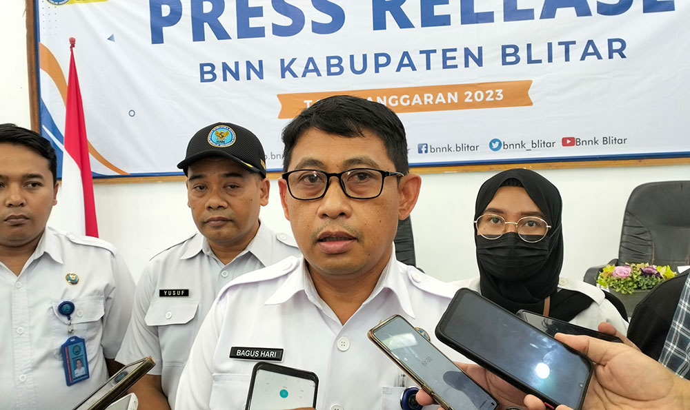 BNN Kabupaten Blitar Ringkus 3 Pengedar Sabu Selama Tahun 2023