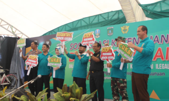 Tekan Peredaran Rokok Ilegal, Pemprov Jatim dan Pemkab Pasuruan Gelar Sosialisasi di Bangkodir