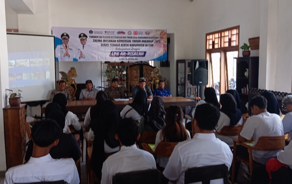 Tingkatkan Kualitas SDM, Disnaker Blitar Gelar Pelatihan Juru Masak Unggas Bersertifikasi BNSP