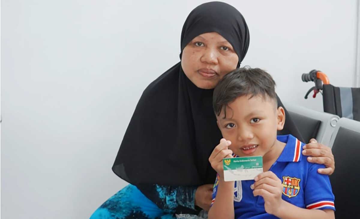 Peserta program JKN atau Jaminan Kesehatan Nasional.
