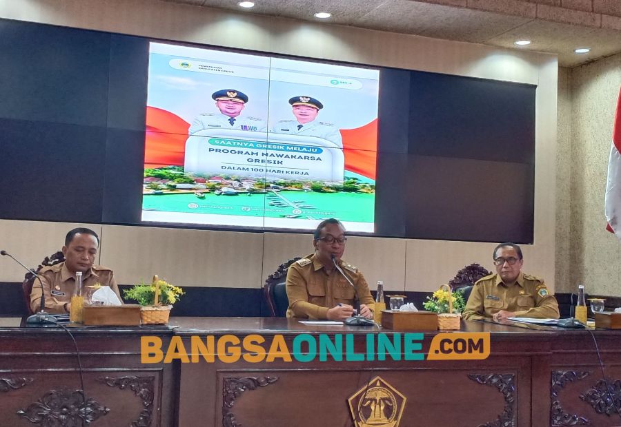Plt Bupati Gresik Beberkan Pencapaian 100 Hari Kerja Pemerintahan Yani-Alif, Apa Saja?