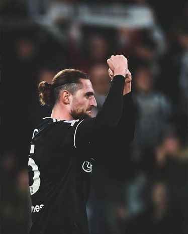 Pemain Juventus, Adrien Rabiot cetak brace ke gawang Sampdoria. 