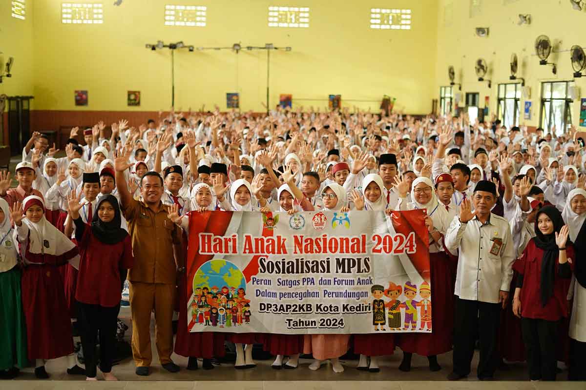 Sosialisasi sekolah ramah anak di Kota Kediri. Foto: Ist