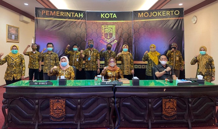 Wali Kota Ita bersama jajaran Pemkot Mojokerto.