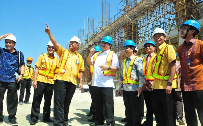 Kunker ke Gresik, Menperin Tinjau Pembangunan Pabrik Amurea II PG