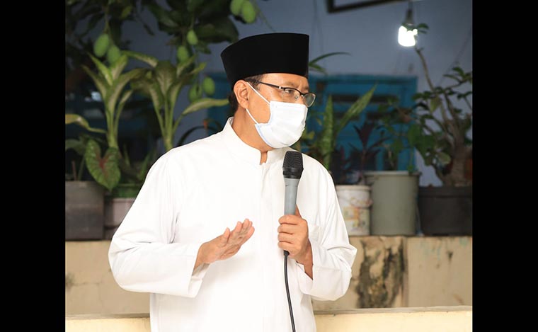 Wali Kota Pasuruan Gus Ipul saat dialog interaktif dengan warga Kelurahan Panggungrejo.