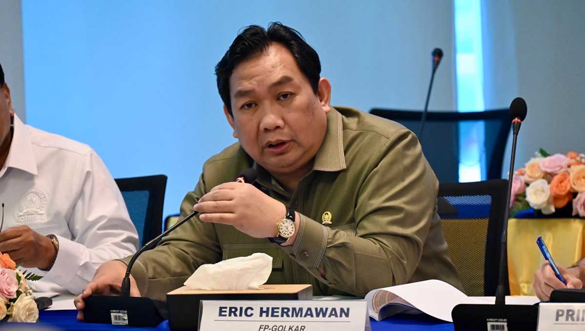 Anggota Komisi XI DPR RI dari Fraksi Golkar, Eric Hermawan.