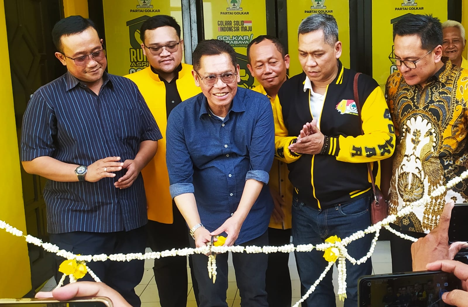 Launching Rumah Aspirasi Golkar di Jl. Adityawarman