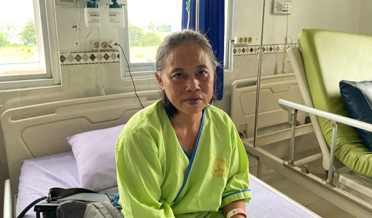 Sulastri, peserta program JKN dari BPJS Kesehatan usai menjalani operasi. Foto: Ist
