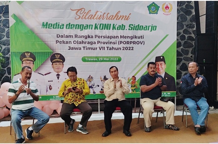 Ketua Komite Olahraga Nasional Indonesia (KONI) Sidoarjo Franki Effendi menargetkan runner up di porprov.