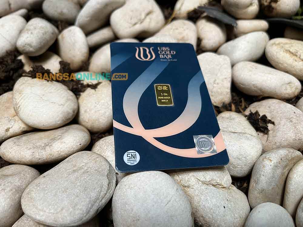 Harga emas UBS hari ini masih mengalami kenaikan. Foto: Sulthon/BANGSAONLINE.