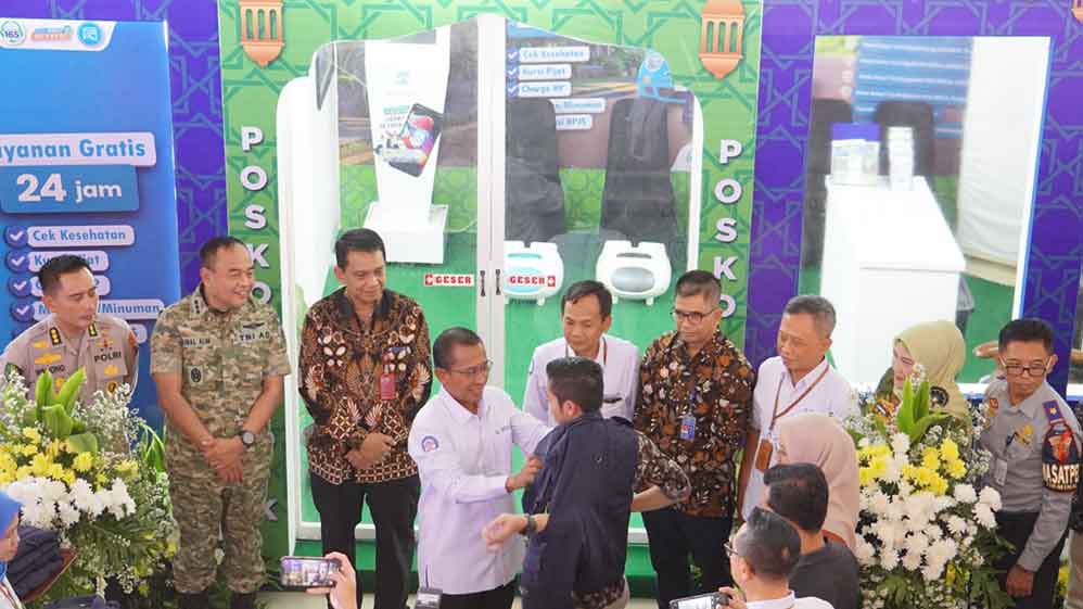 Peresmian Posko Mudik BPJS Kesehatan di Terminal Purabaya Sidoarjo, Jumat (13/3/2026). (Ist)