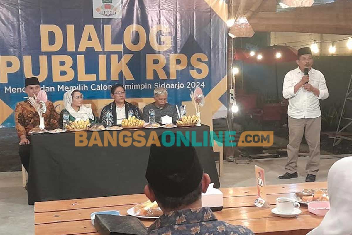 Tiga Bacawabup Sidoarjo Beberkan Konsep Program dalam Dialog Publik RPS