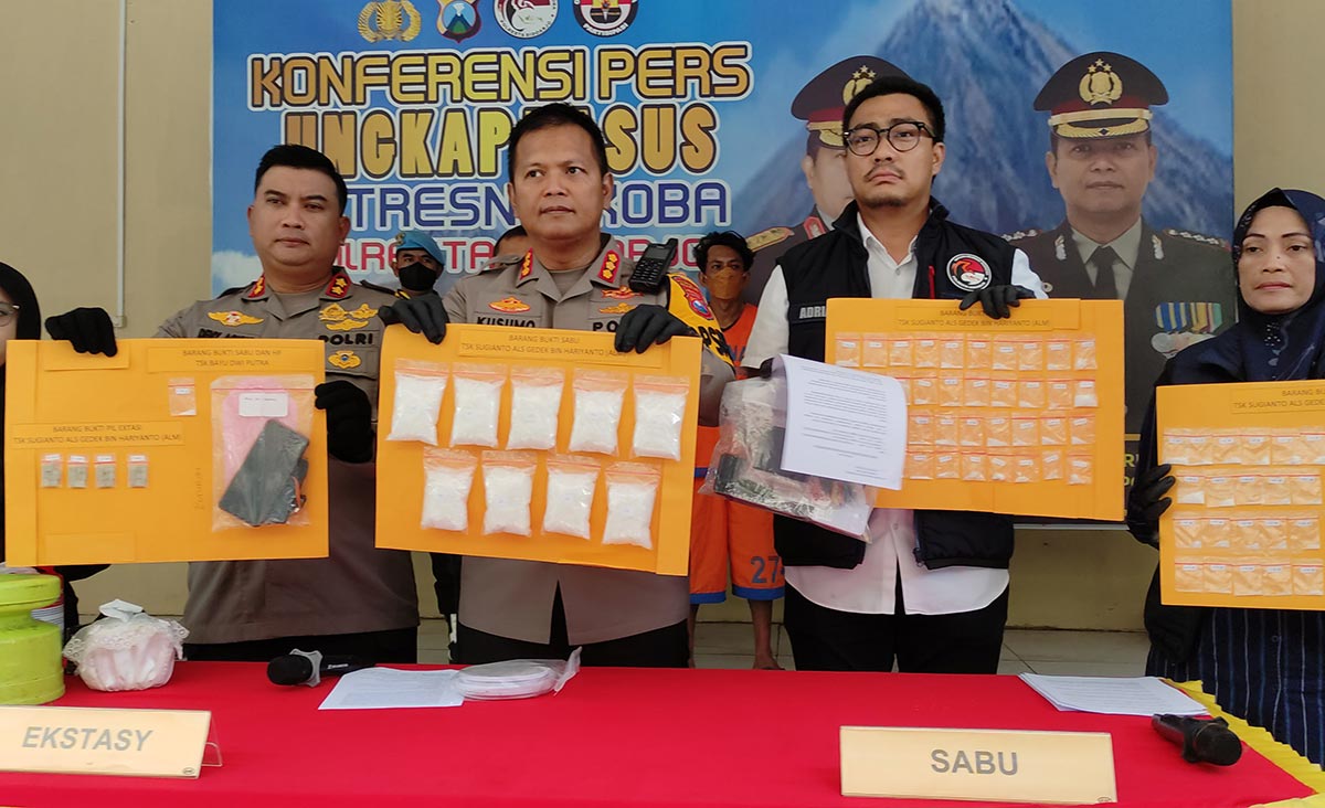 Edarkan Sabu dan Ekstasi, Buruh Pabrik di Sidoarjo Terancam Penjara Seumur Hidup hingga Hukuman Mati