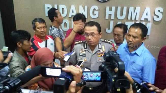 Kabid humas Kombes pol. Barung Mangera.