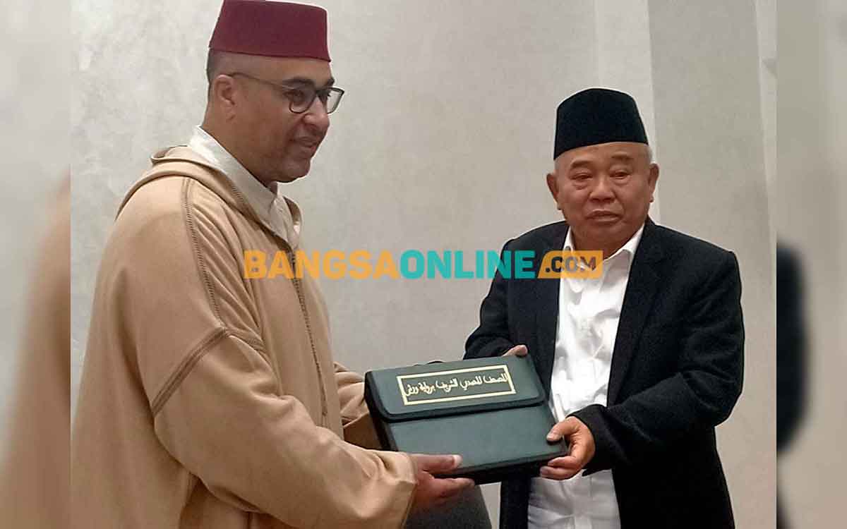 Perluas Jaringan Pendidikan ke Maroko, Kiai Asep Temui Direktur Madrasah Quraniyah Masjid Hassan II