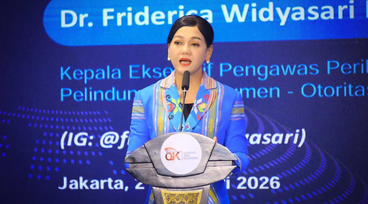  Kepala Eksekutif Pengawas Perilaku Pelaku Usaha Jasa Keuangan, Edukasi, dan Pelindungan Konsumen OJK, Friderica Widyasari Dewi.