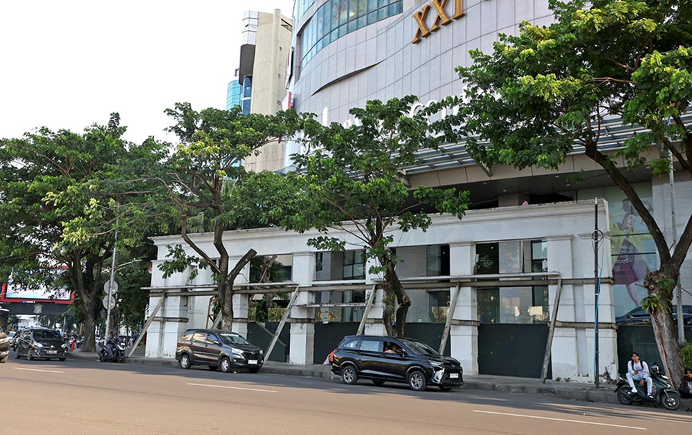Fasad eks Toko Nam yang berada di sekitar Jalan Embong Malang. Foto: Hms