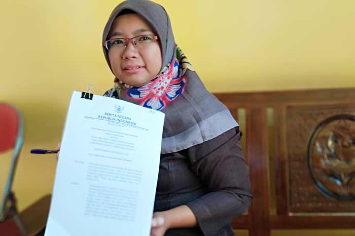 Sulistyorini, Divisi Teknis KPU Pacitan.
