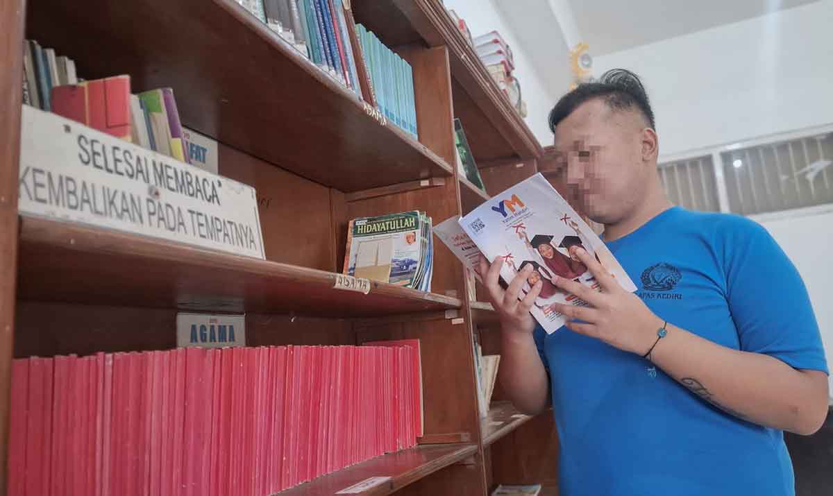 Pertama di Indonesia, Lapas Kediri Daftarkan Perpustakaan Tunas Harapan Bangsa ke Perpusnas