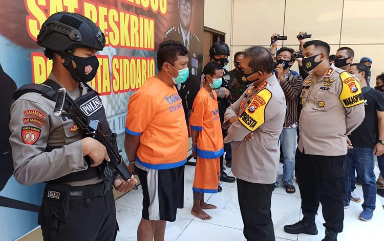Satreskrim Polresta Sidoarjo Tangkap Dukun Cabul