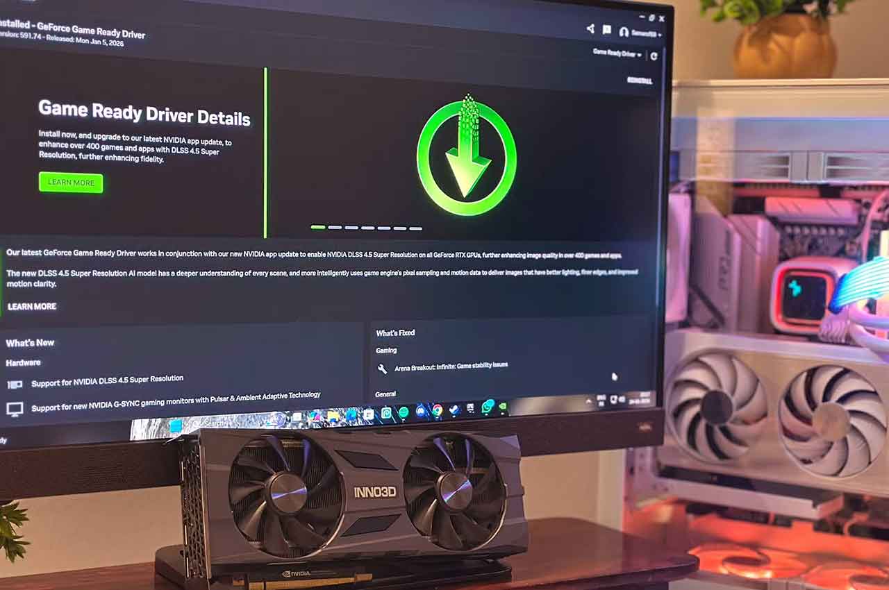 Update Driver Nvidia. Foto: XDA