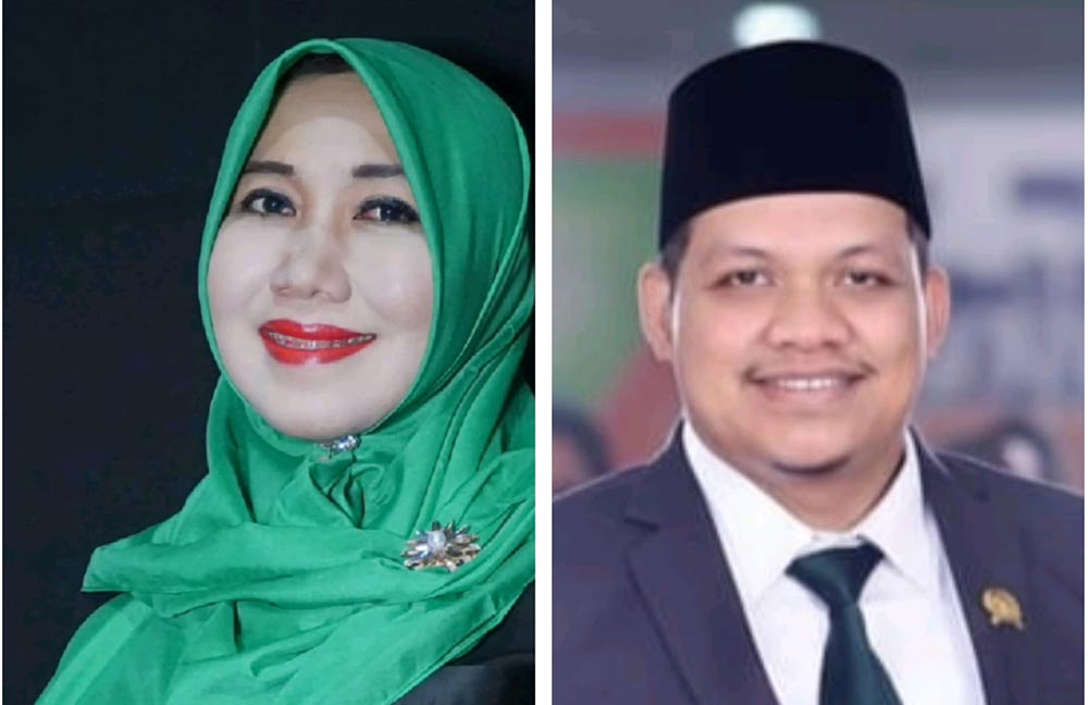 Lia Istifhama dan Rizza Ali Faizin. Foto: Ist.
