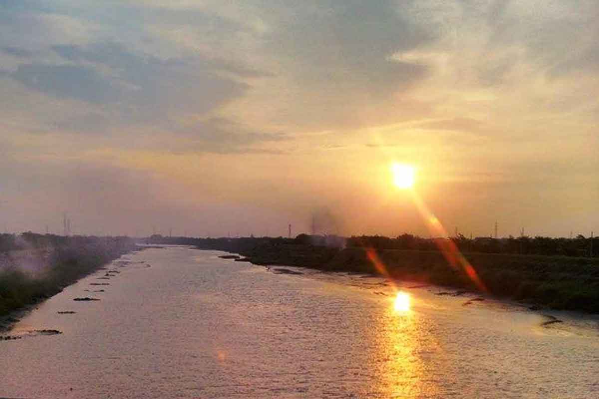Kali Porong, Sidoarjo.