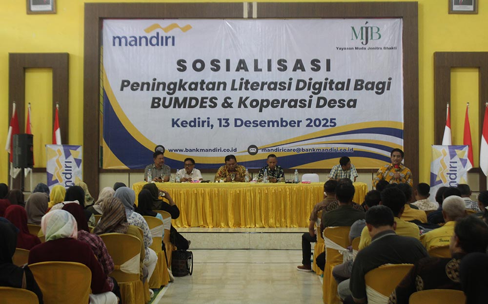 Sosialisasi peningkatan literasi digital bagi BUMDes dan Kopdes. Foto: Ist.