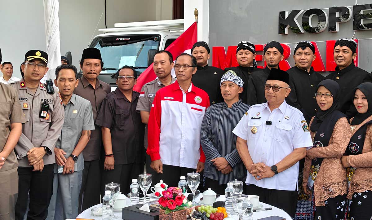 Peresmian KDKMP Tingal di Kecamatan Garum, Kabupaten Blitar.