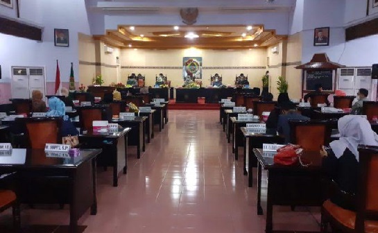 Paripurna DPRD Kabupaten Mojokerto.