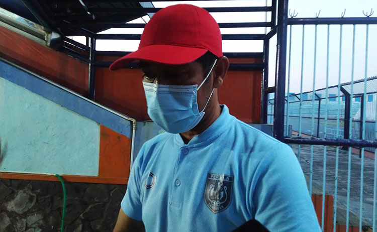Pelatih Persela Lamongan, Nil Maizar. (foto: TRIWIYOGA/ BANGSAONLINE)