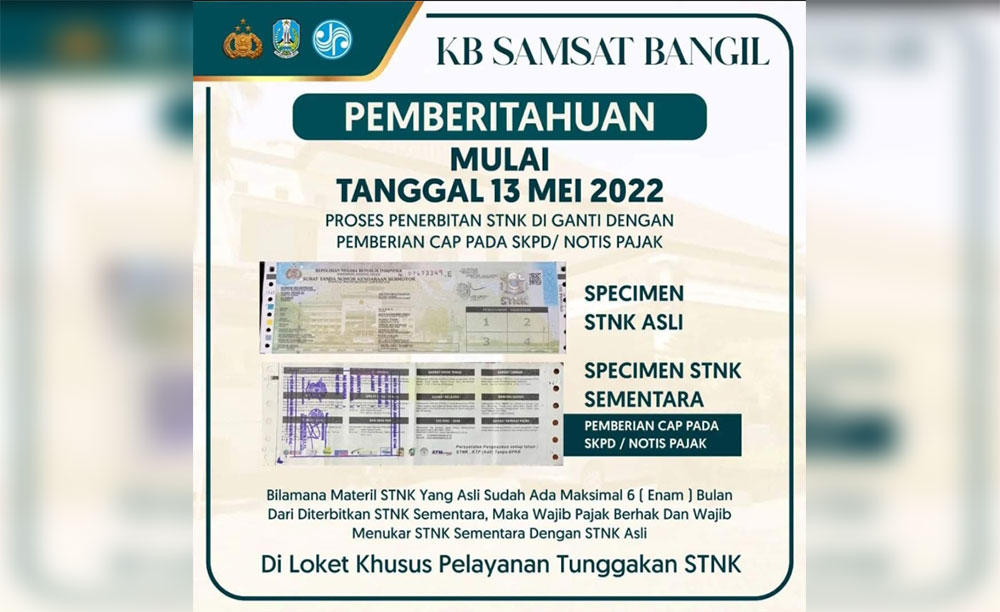 Material STNK di Samsat Bangil Habis, Begini Kasatlantas Polres Pasuruan