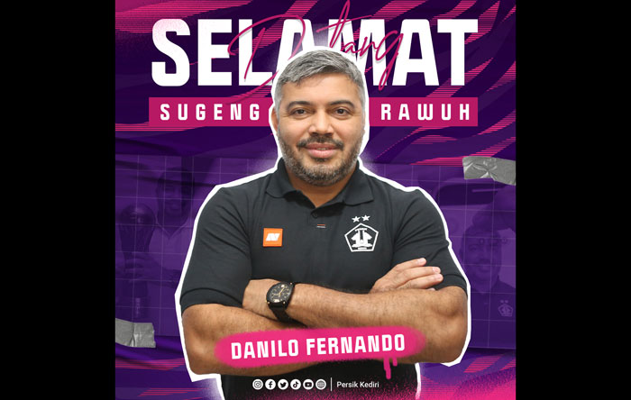 Danilo Fernando, Direktur Teknik Persik Kediri yang baru.