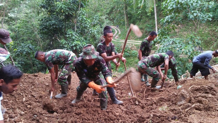 Daerah terdampak bencana segera dilakukan recovery dan rehabilitasi. 