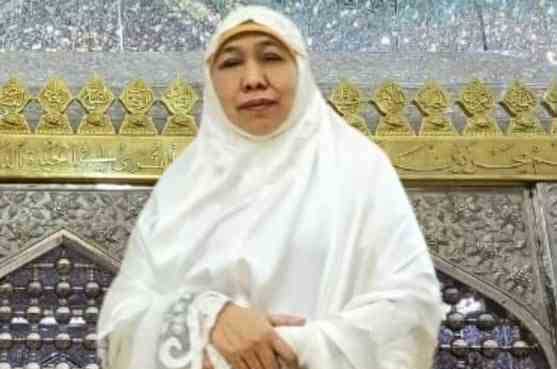 Khofifah Indar Parawansa di kawasan makam Sulthanul Auliya Syekh Abdul Qadir al-Jailani di Baghdad Irak. Foto: Instagram