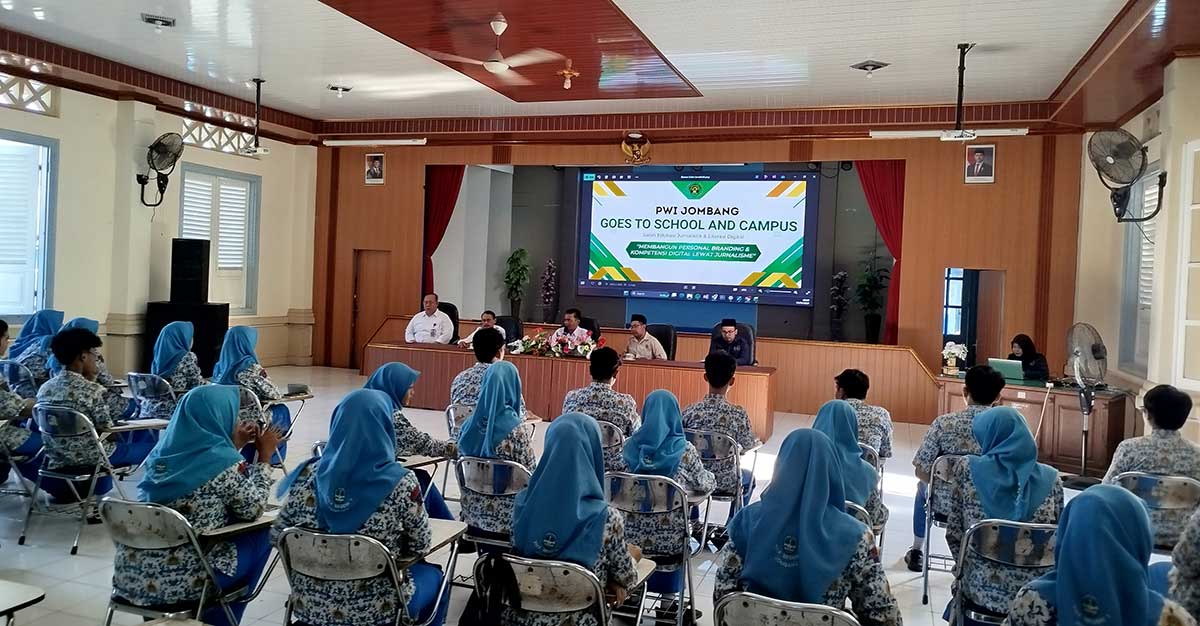 Agenda PWI Jombang di SMAN 3.