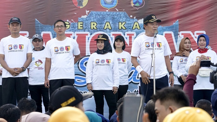 Menuju Lamongan Sehat, Pemkab Sosialisasikan Cuci Tangan dan Minum Jamu