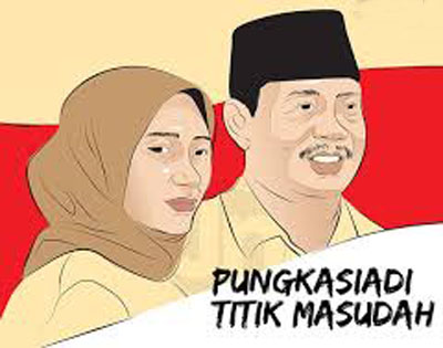 3. Pungkasiadi - Titik Masudah (PDIP 9, PKB 10, PBB 1 = 20 Kursi)