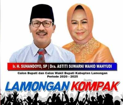 1. Ir. H. Suhandoyo, S.P. – Dra. Astiti Suwarni Wahid Wahyudi (Calon Perseorangan)