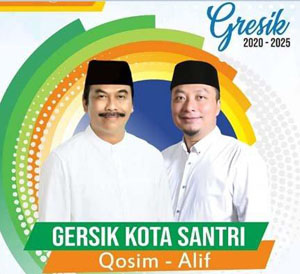 1. Mohammad Qosim - dr. Asluchul Alif (PKB 13, Gerindra 8 = 21)